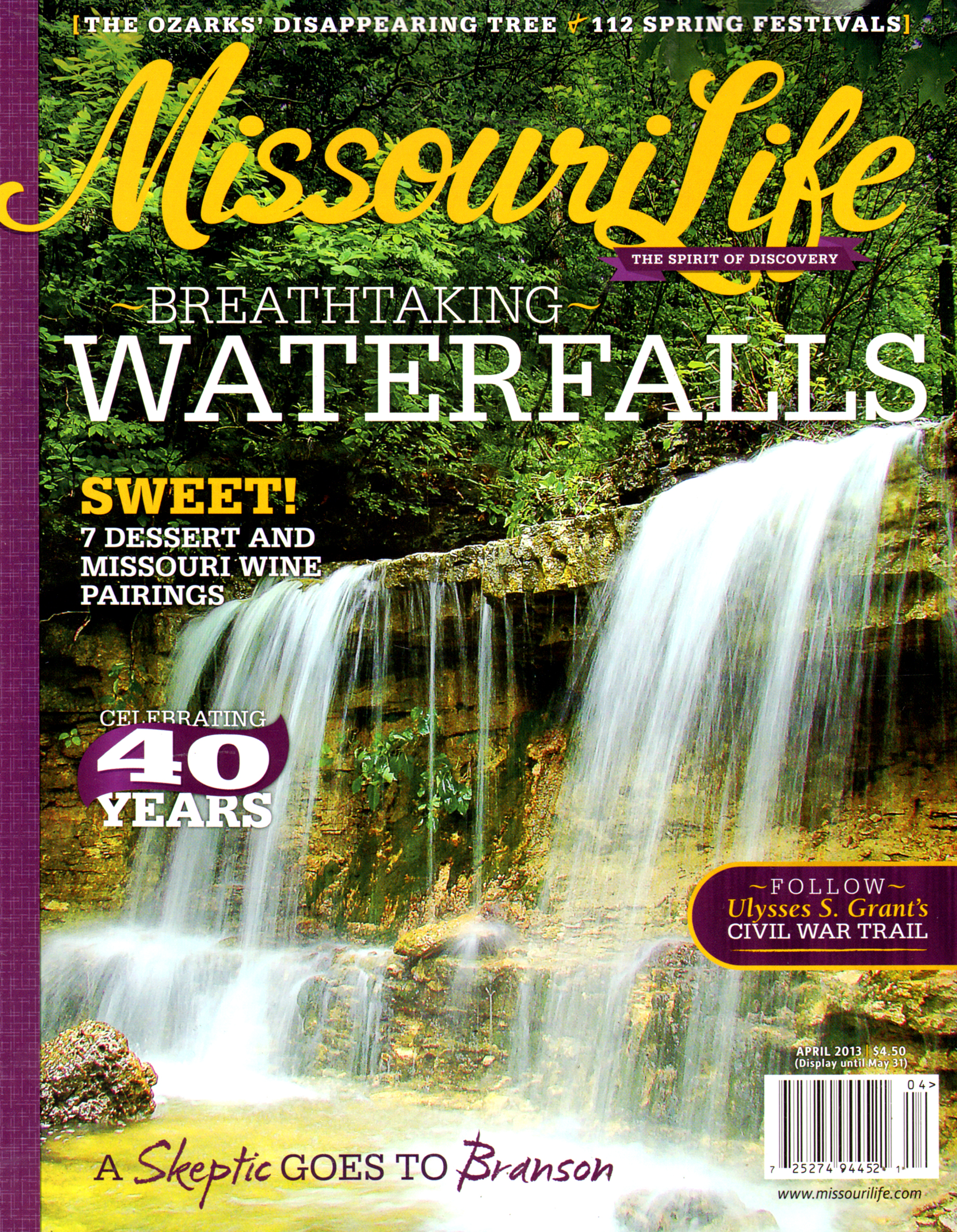 Missouri-Life April 01, 2013 Issue Cover