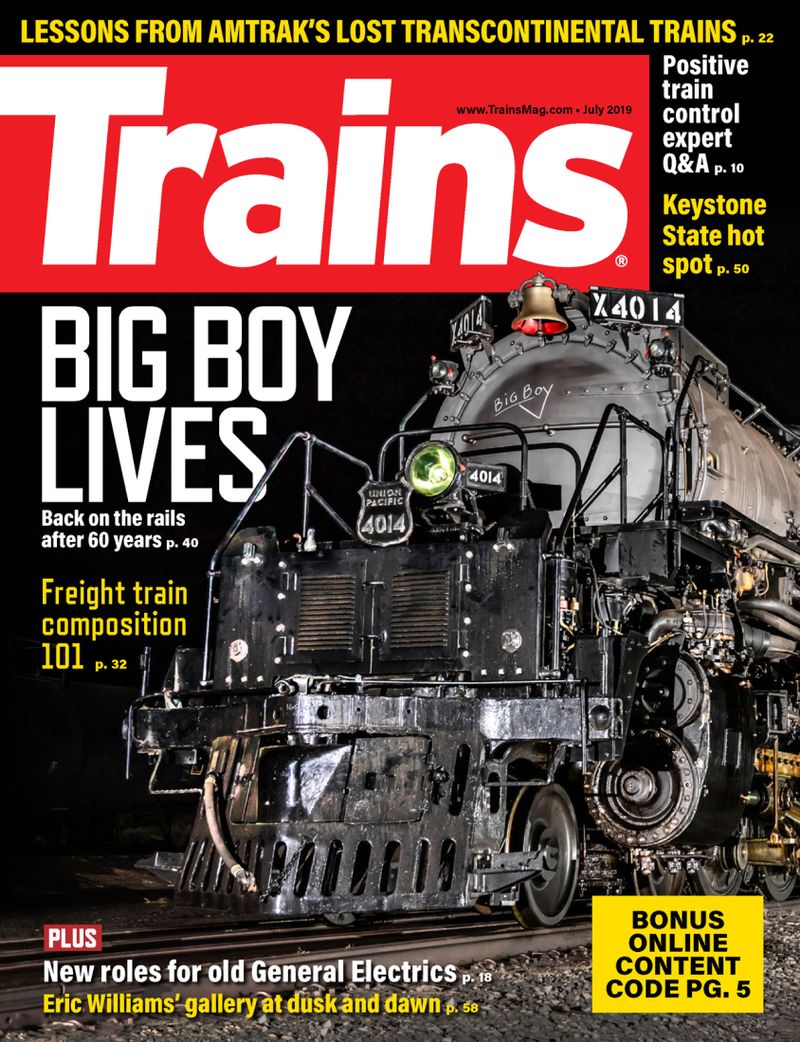 Trains July 01, 2019 Issue Cover