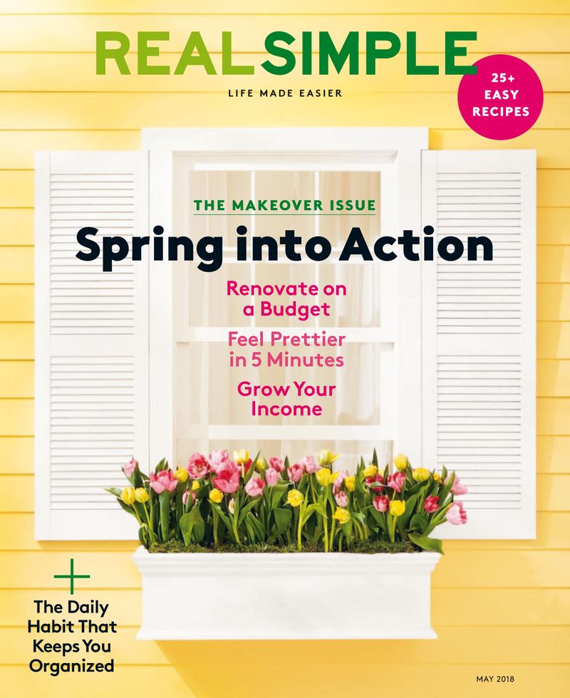 real-simple May 01, 2018 Issue Cover