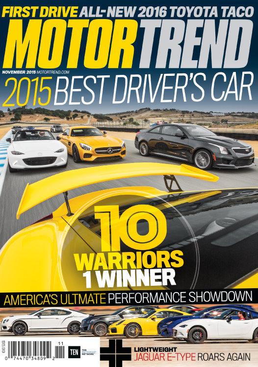 Motor-Trend November 01, 2015 Issue Cover