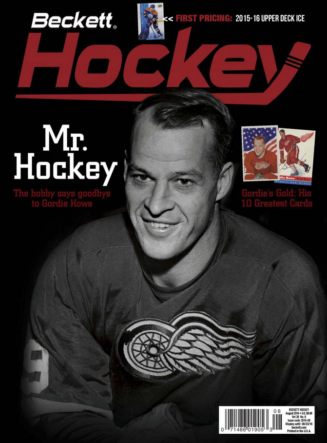 Beckett-Hockey August 01, 2016 Issue Cover