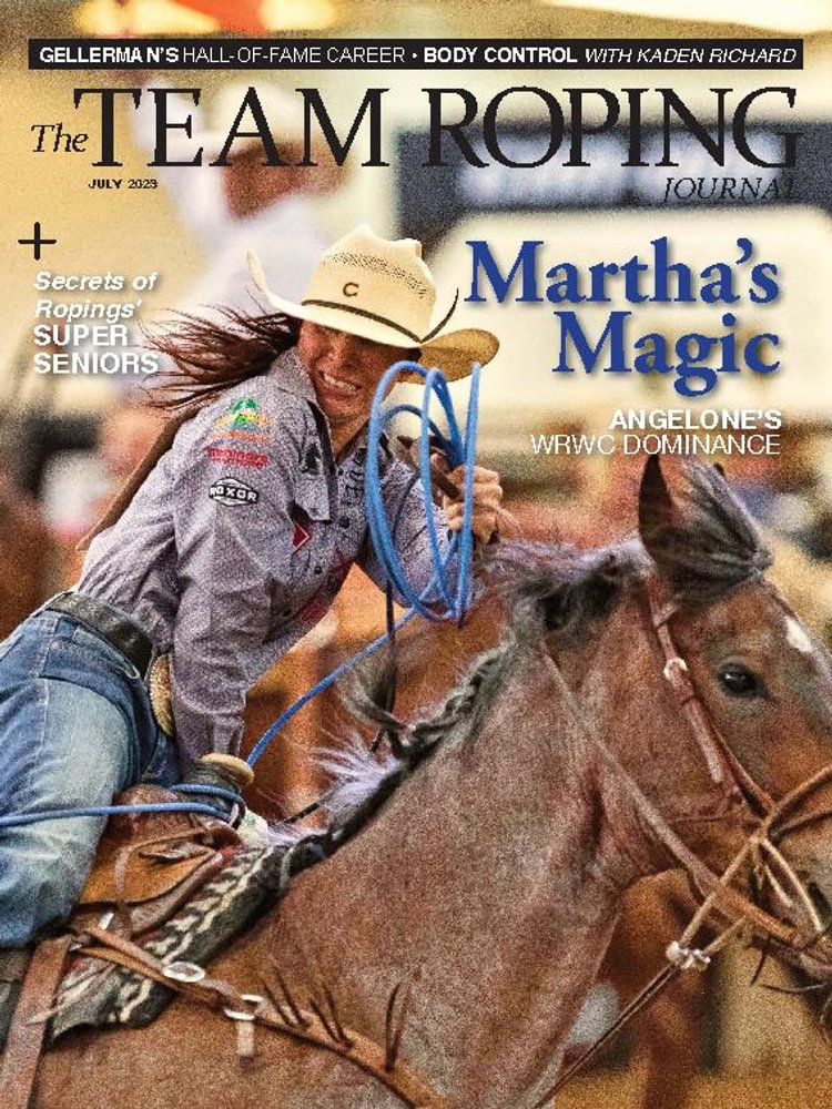 The-Team-Roping-Journal July 01, 2023 Issue Cover