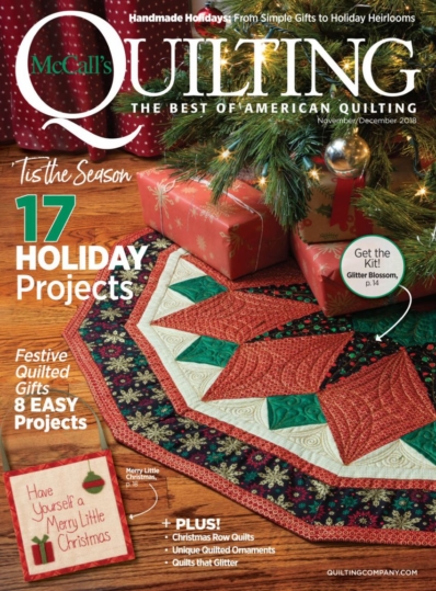 McCall's Quilting November 01, 2018 Issue Cover