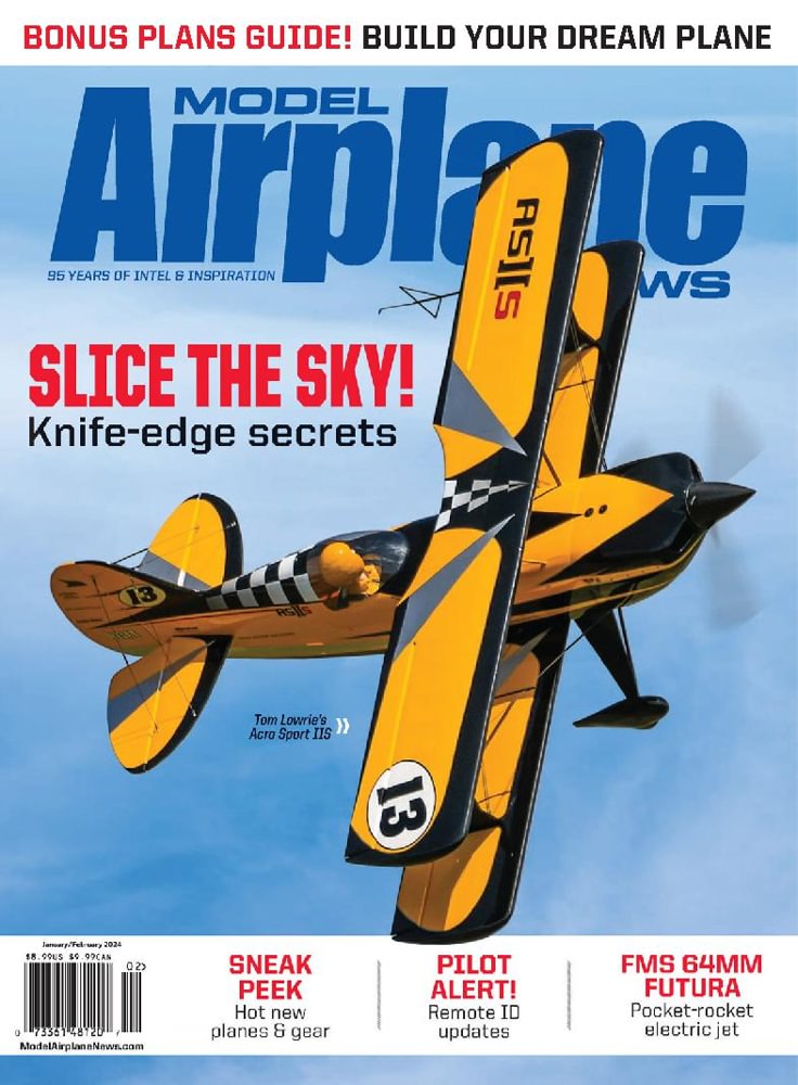 Model-Airplane-News January 01, 2024 Issue Cover