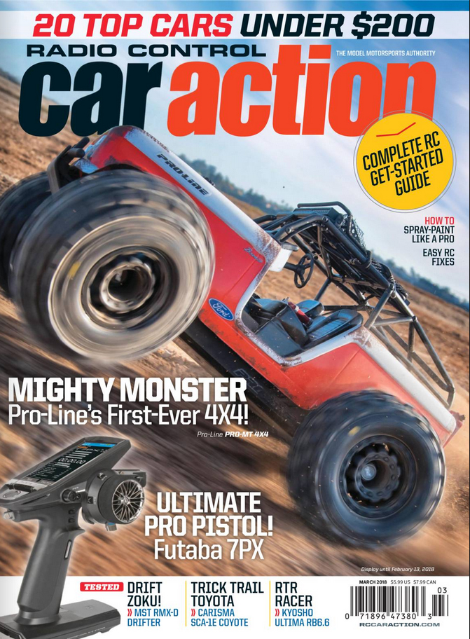 Radio-Control-Car-Action March 01, 2018 Issue Cover