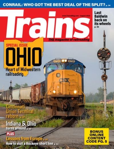 Trains August 01, 2020 Issue Cover