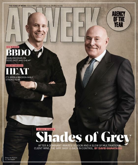 Adweek December 07, 2015 Issue Cover