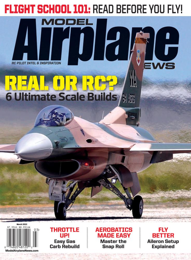 Model-Airplane-News March 01, 2022 Issue Cover