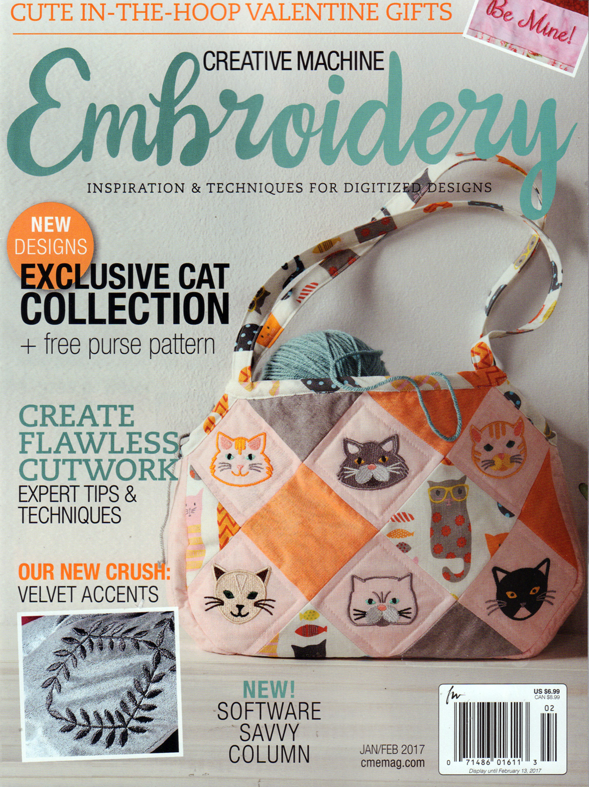 Creative-Machine-Embroidery January 01, 2017 Issue Cover