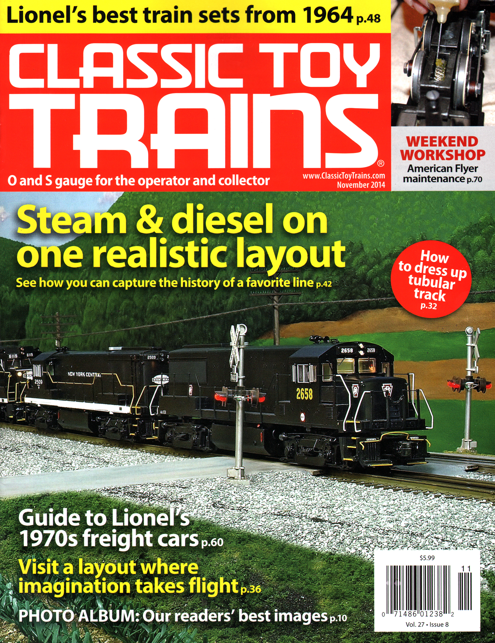 Classic-Toy-Trains November 01, 2014 Issue Cover