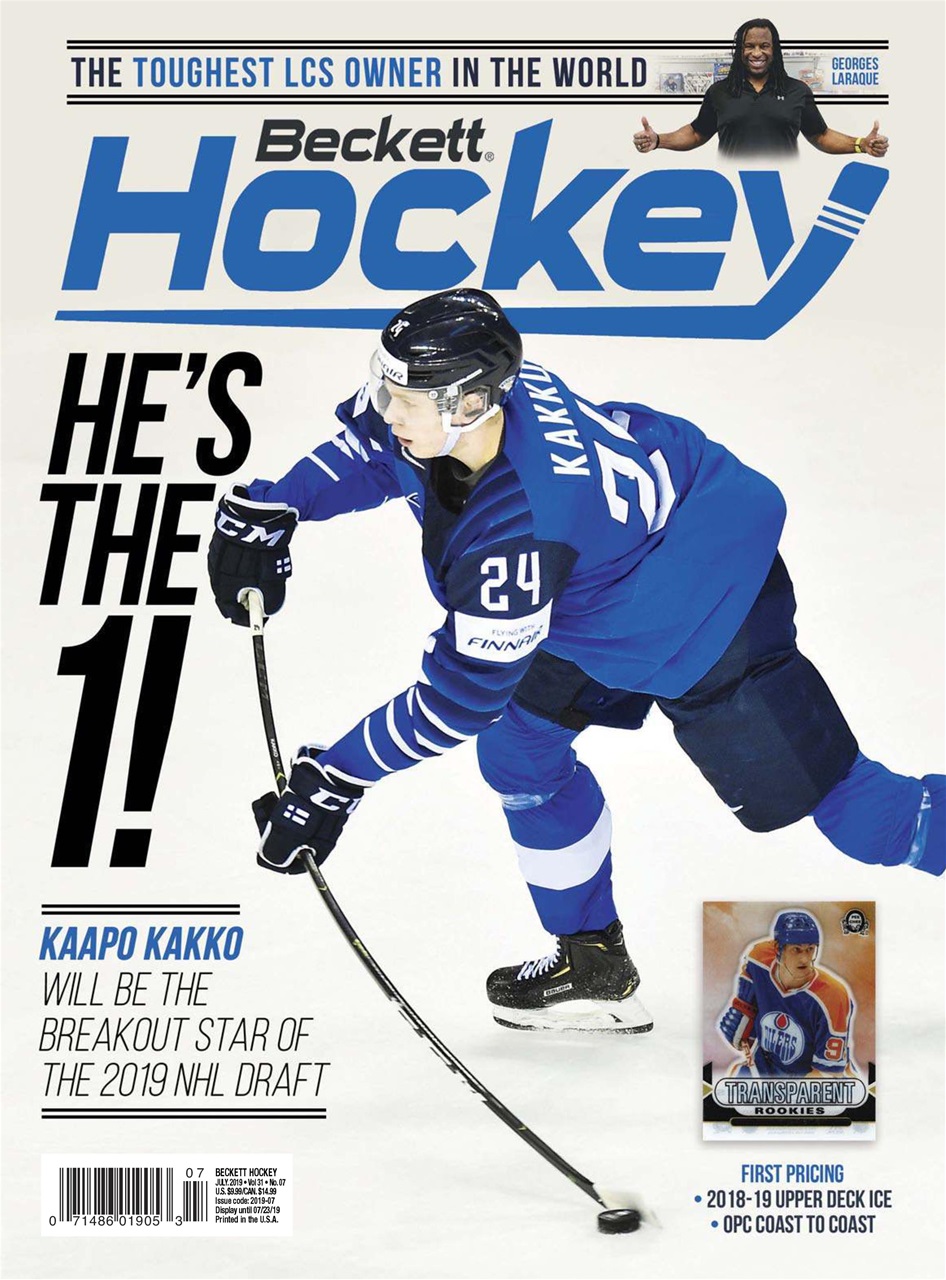 Beckett-Hockey July 01, 2019 Issue Cover