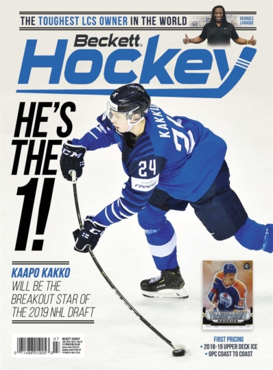 Beckett Hockey July 01, 2019 Issue Cover