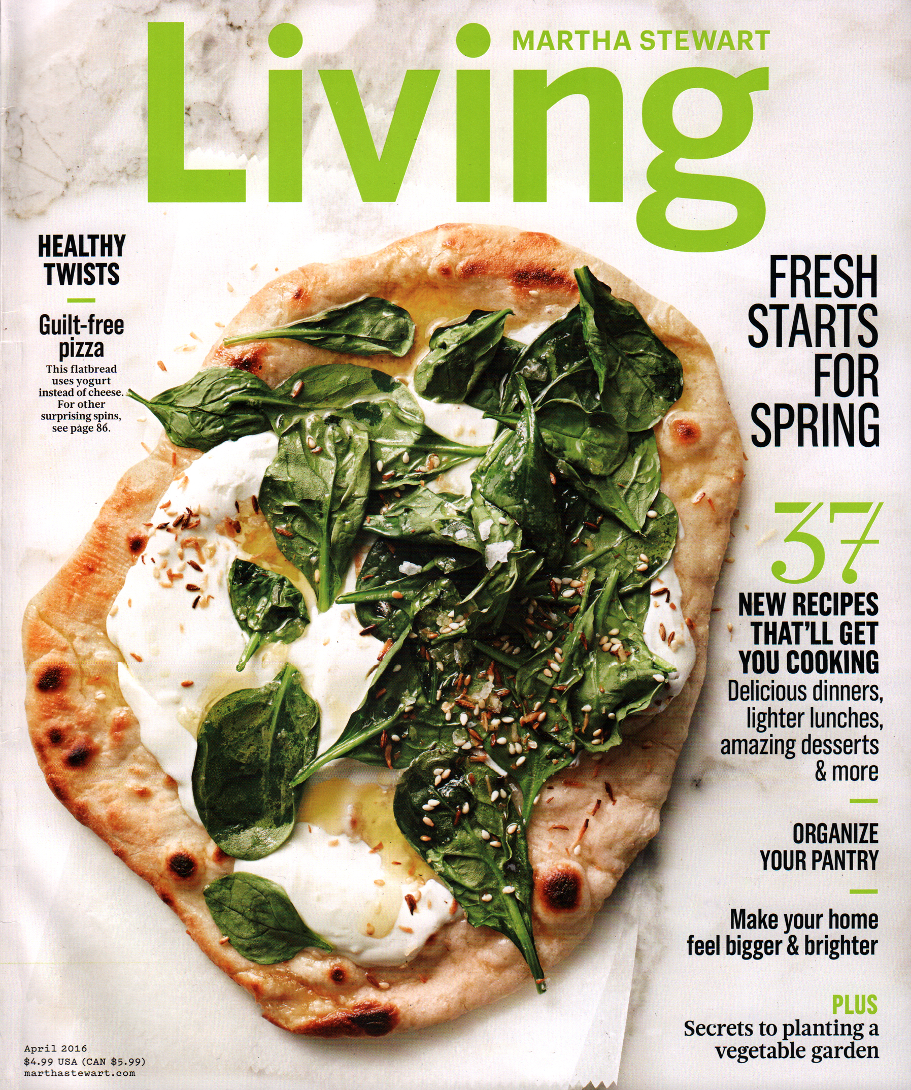 Martha-Stewart-Living April 01, 2016 Issue Cover