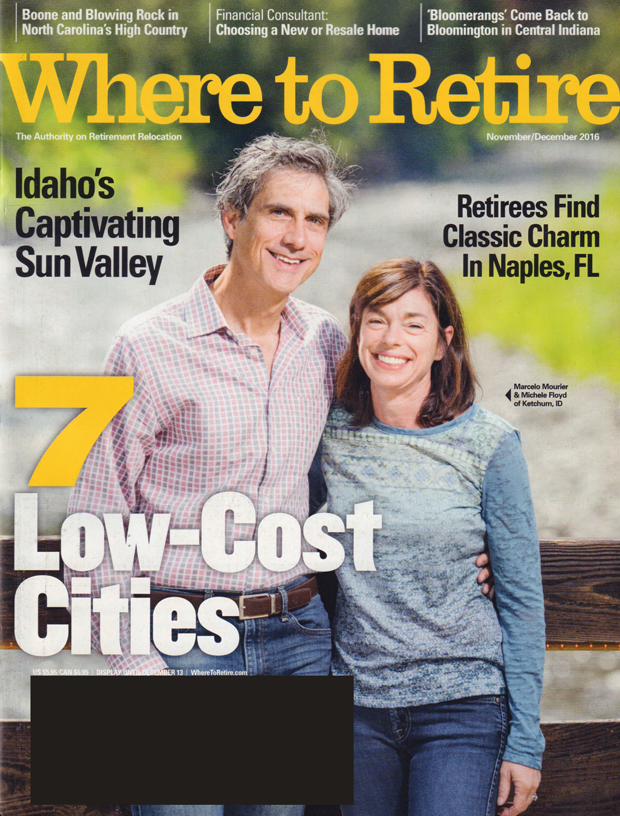 Where-To-Retire November 01, 2016 Issue Cover