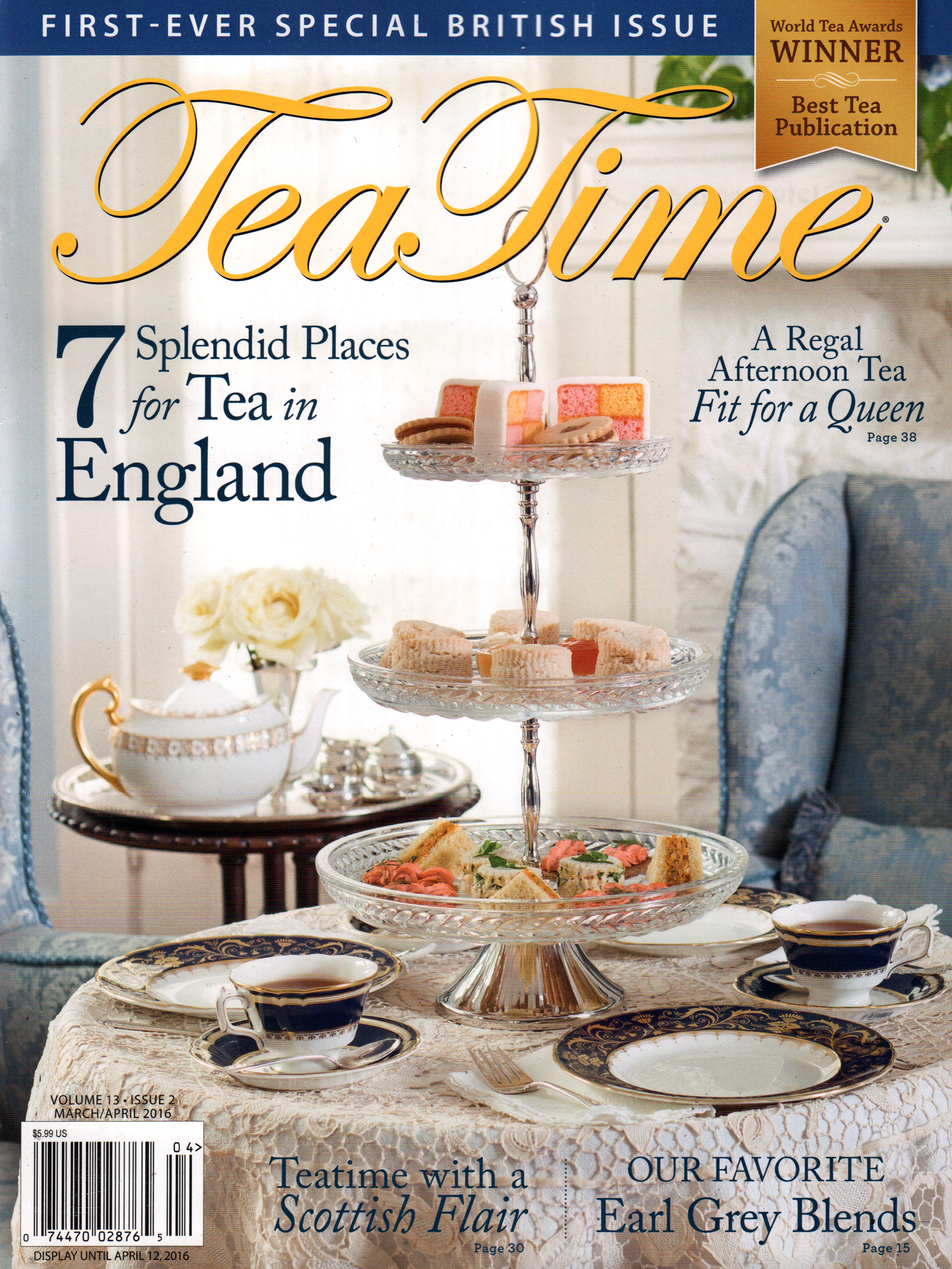 Tea-Time March 01, 2016 Issue Cover