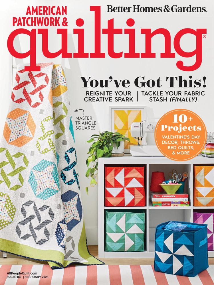 american-patchwork-and-quilting February 01, 2023 Issue Cover