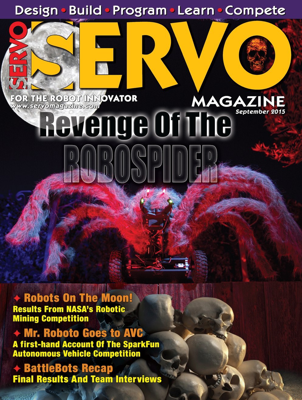 Servo-Magazine September 01, 2015 Issue Cover