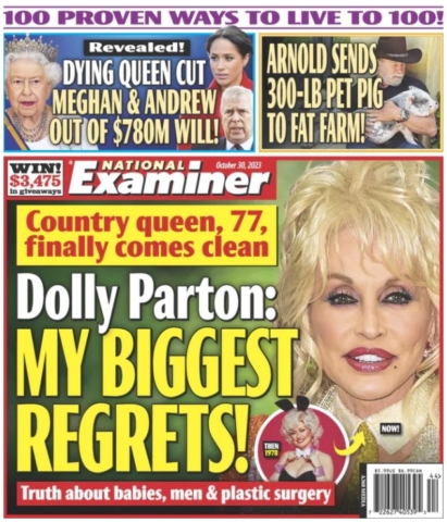 National Examiner October 30, 2023 Issue Cover