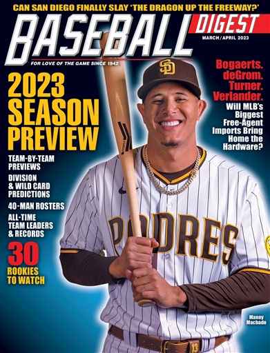 Baseball Digest Magazine - Sep-Oct 2021 Back Issue