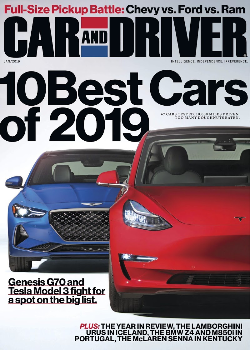 car-and-driver January 01, 2019 Issue Cover
