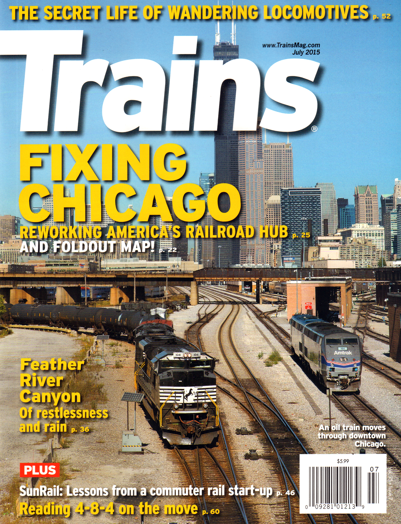 Trains July 01, 2015 Issue Cover