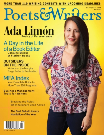 Poets & Writers September 01, 2018 Issue Cover