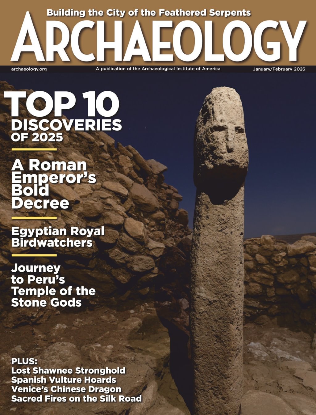 Archaeology January 01, 2026 Issue Cover