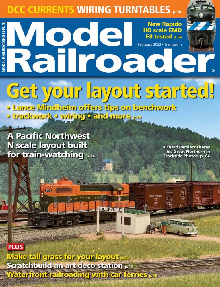 model-railroader February 01, 2023 Issue Cover