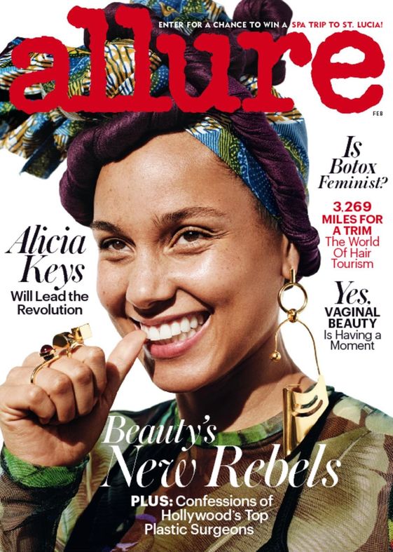 Allure February 01, 2017 Issue Cover