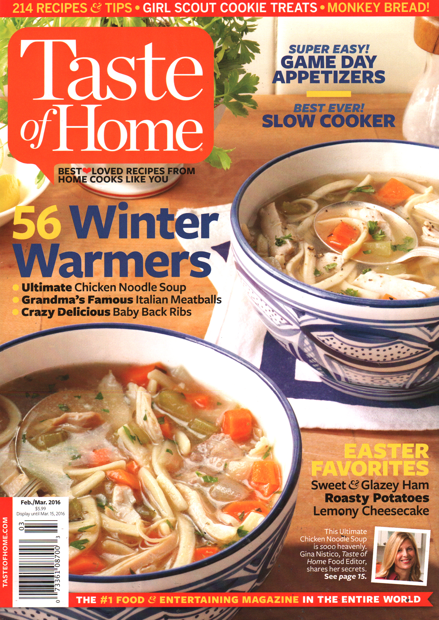 taste-of-home February 01, 2016 Issue Cover