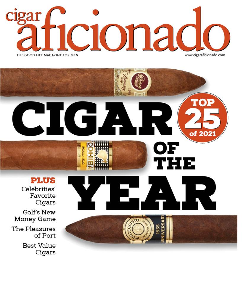 Cigar-Aficionado January 01, 2022 Issue Cover