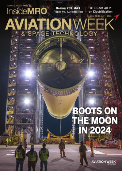 Aviation Week & Space Technology April 08, 2019 Issue Cover