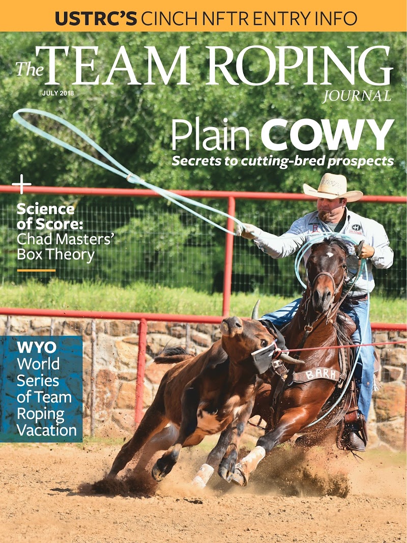 The-Team-Roping-Journal July 01, 2018 Issue Cover