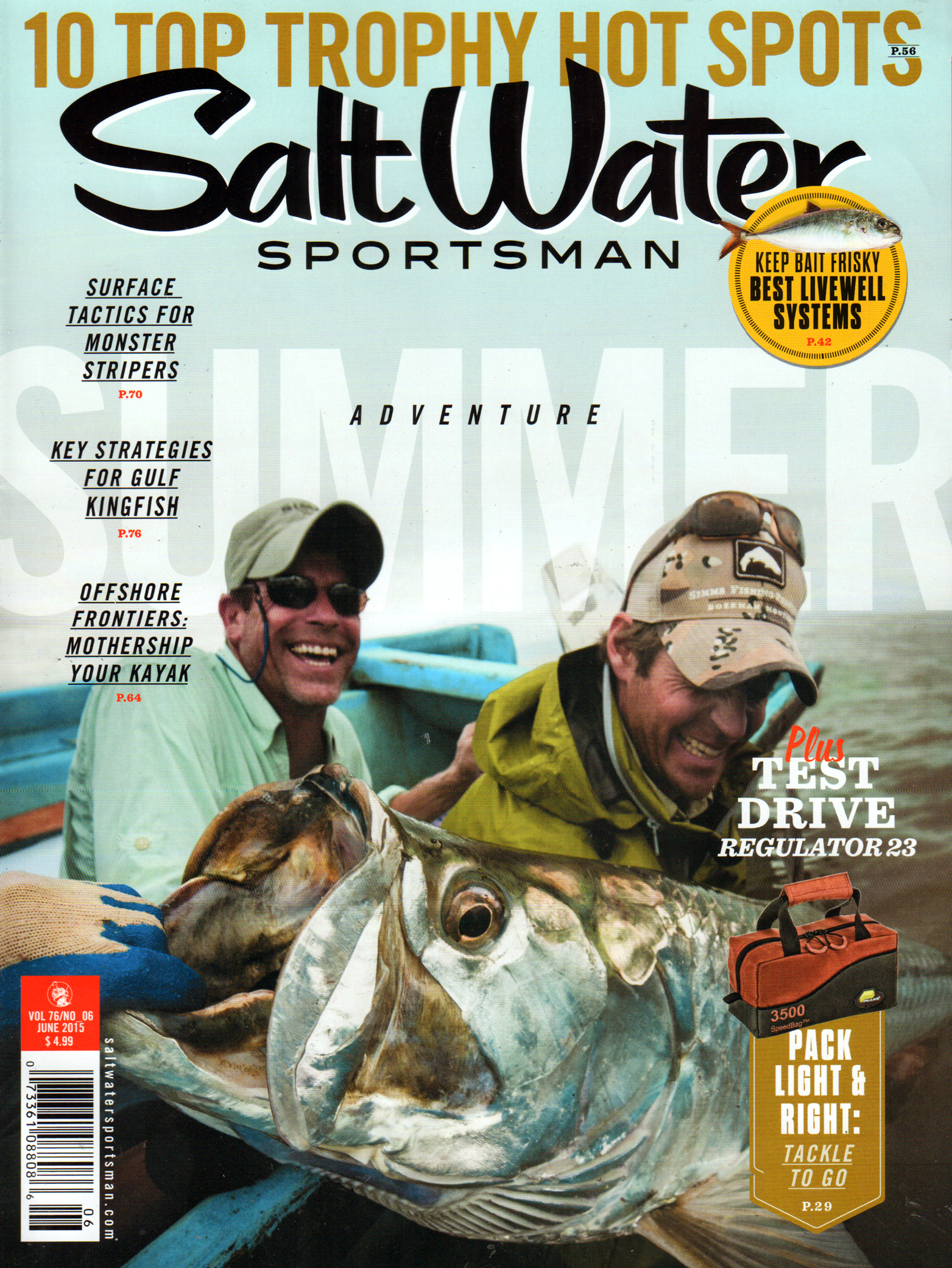 Salt-Water-Sportsman June 01, 2015 Issue Cover
