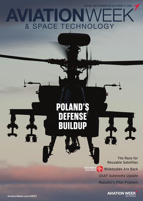 Aviation-Week-and-Space-Technology September 26, 2022 Issue Cover