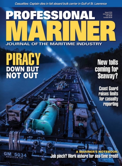 Professional Mariner June 01, 2018 Issue Cover
