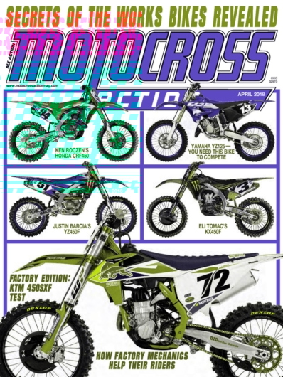 Motocross Action April 01, 2018 Issue Cover