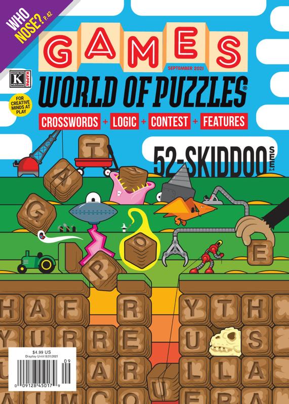 Games-World-of-Puzzles September 01, 2021 Issue Cover
