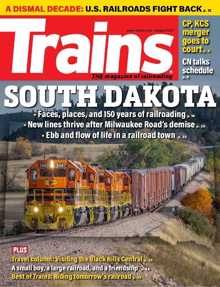 Trains August 01, 2023 Issue Cover