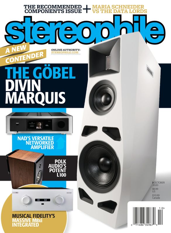 Stereophile October 01, 2020 Issue Cover