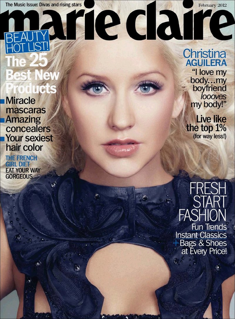 marie-claire February 01, 2012 Issue Cover