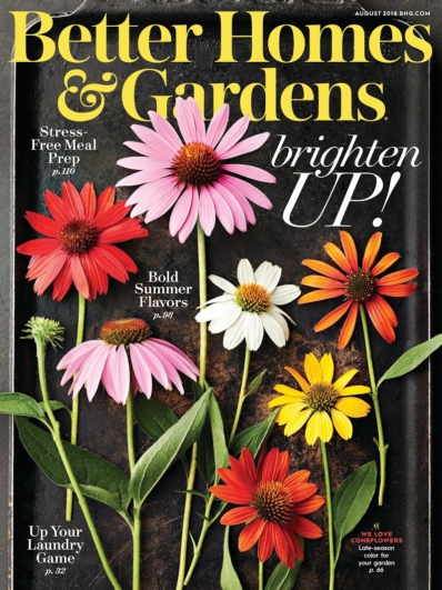 Better Homes & Gardens August 01, 2018 Issue Cover
