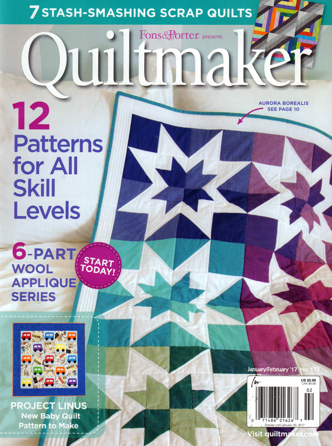 Quiltmaker January 01, 2017 Issue Cover