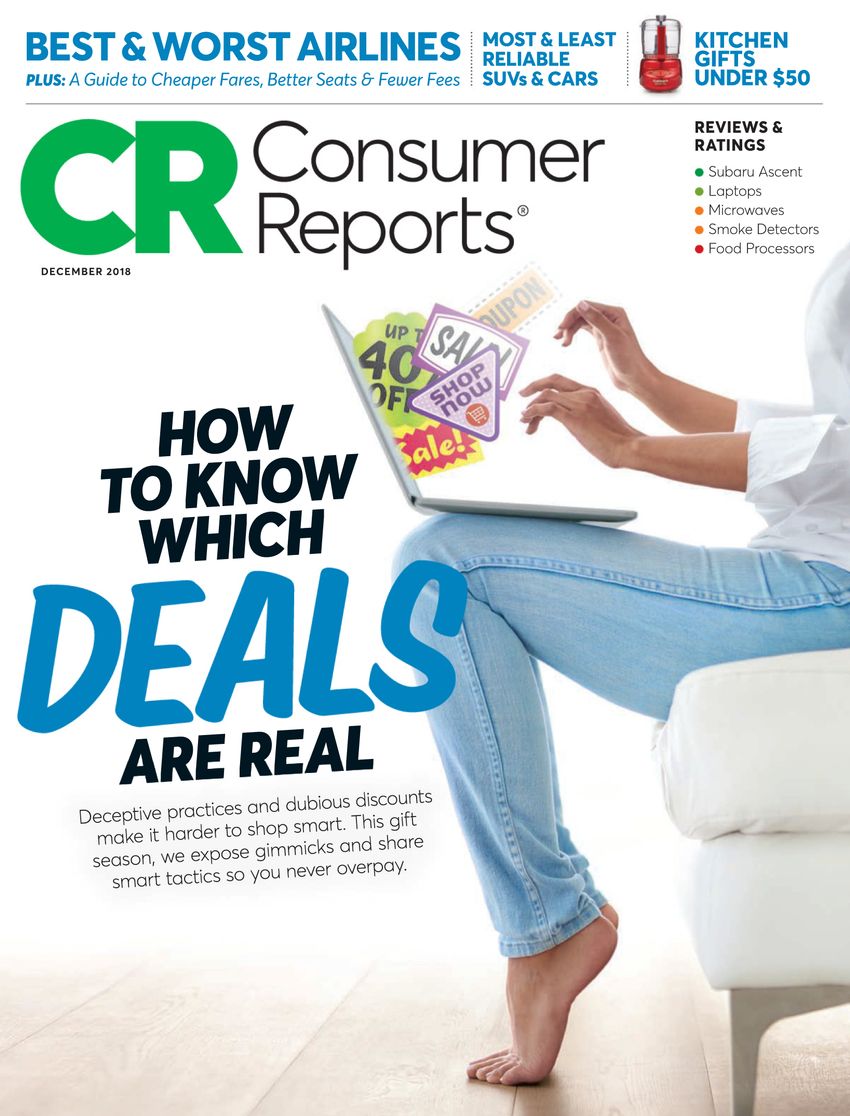 Consumer-Reports December 01, 2018 Issue Cover