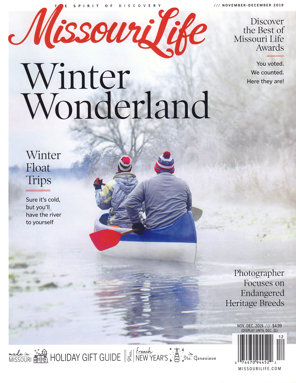 Missouri-Life November 01, 2019 Issue Cover