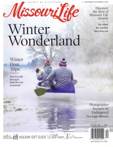 Missouri Life November 01, 2019 Issue Cover