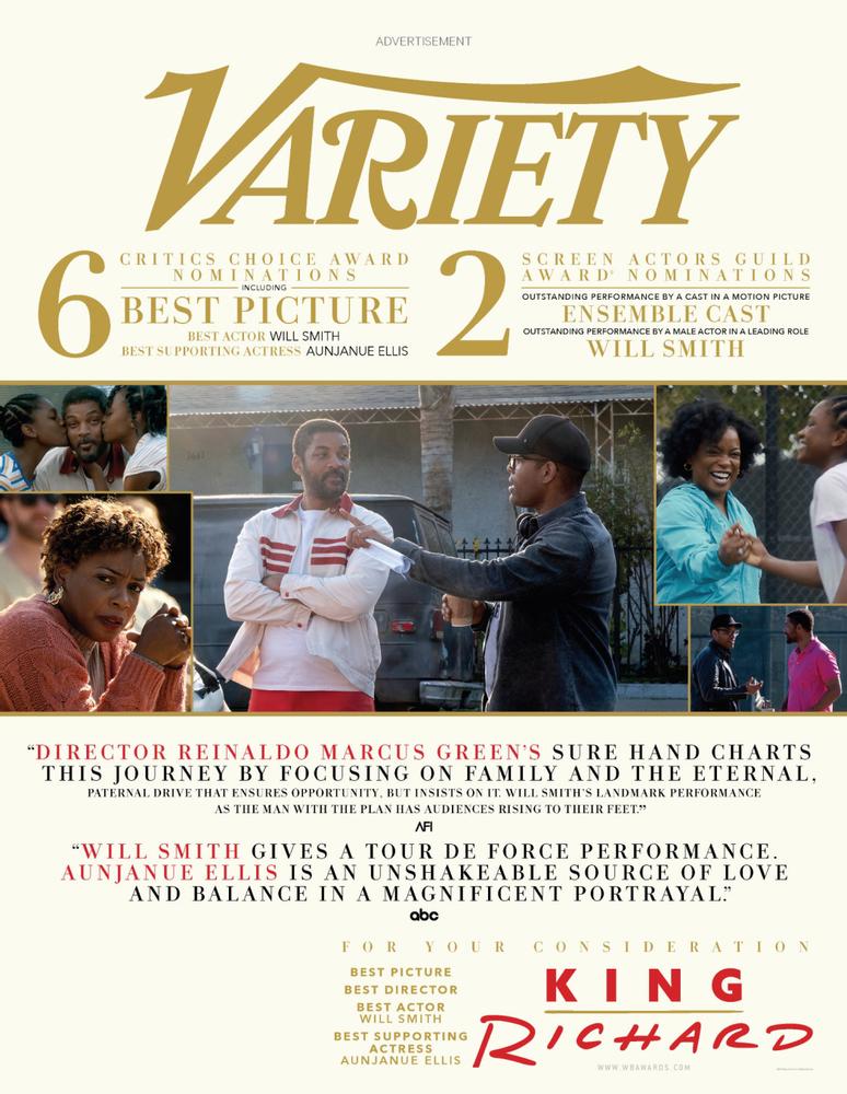 variety January 19, 2022 Issue Cover