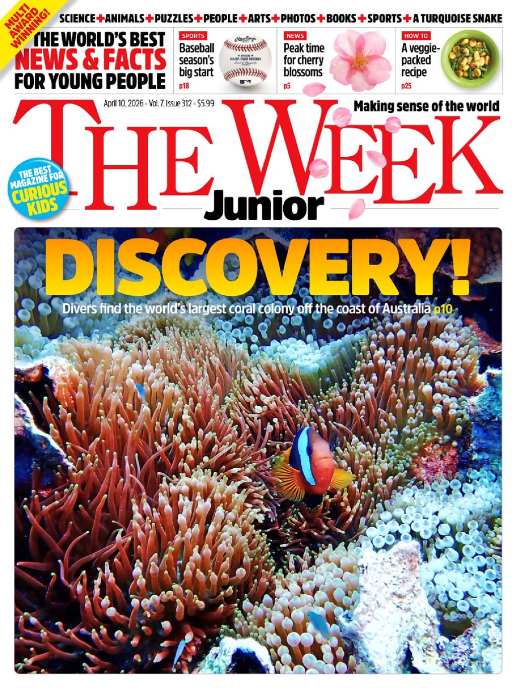 The-Week-Junior April 10, 2026 Issue Cover