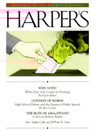 Harpers October 01, 2012 Issue Cover