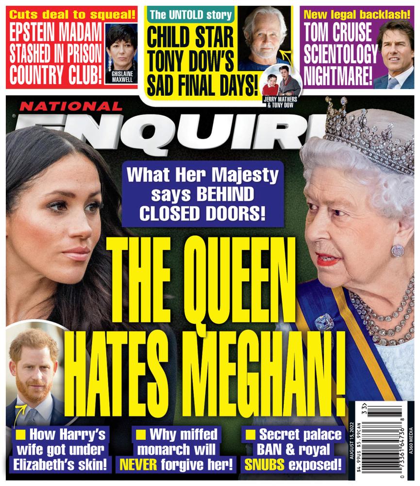 national-enquirer August 15, 2022 Issue Cover
